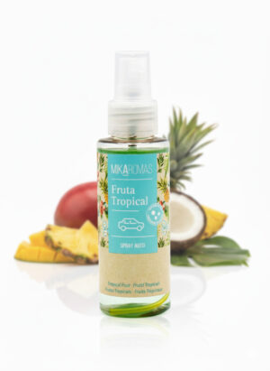 Mikaromas Car Spray  Tropical, 100ml |Long-Lasting Automotive Air Freshener|Exotic, Juicy & Fruity Tropical Aroma for Cars, Trucks, SUVs & Small Indoor Spaces|Convenient Spray for Instant Freshness