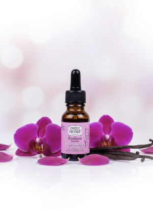 Sweet Home Essences  Vanilla & Orchid Fragrance Oil, 15ml | Luxurious Long-Lasting Scent for Home & Office | Warm, Sweet Vanilla with Elegant Orchid Aroma for Diffusers, Candles & Relaxation