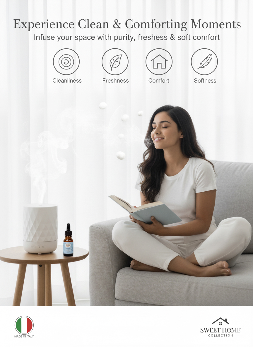 Sweet Home Essences Talc Fragrance Oil, 15ml | Soft, Powdery & Long-Lasting Aroma for Diffusers, Candles & Home Fragrance | Gentle, Fresh, Clean Scent for Relaxation & Everyday Comfort - Image 4