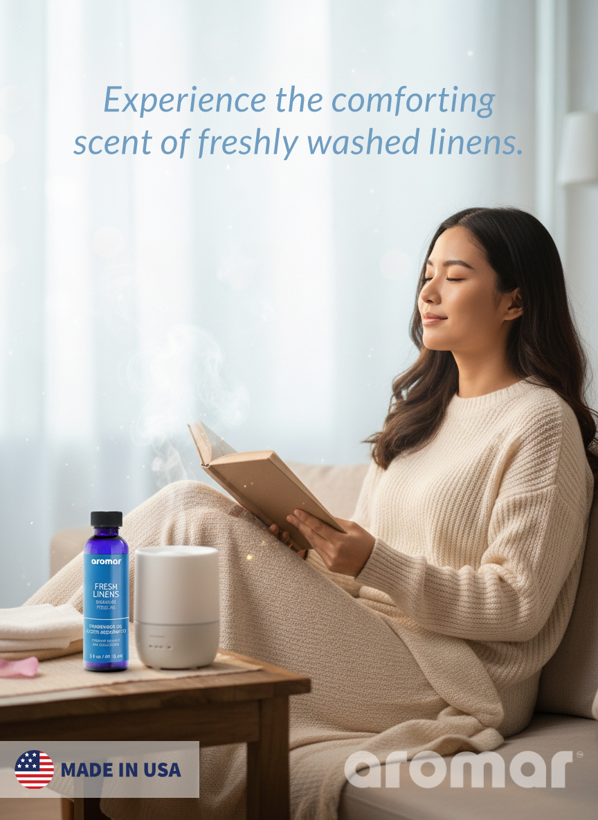 Aromar Spa Aromatic Oil Fresh Linens Fragrance, 59.15ml - Image 7