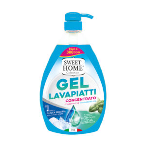 Sweet Home Dishwashing Gel  Sage & Bicarbonate, 1000ml | Powerful Grease & Stain Remover | Eco-Friendly & Gentle on Hands | Fresh Herbal Sage Aroma | Sparkling Clean Dishes