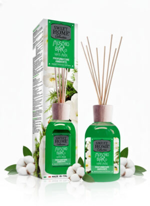 Sweet Home Ambient Fragrance 250ml  White Musk | Long-Lasting Home & Room Spray | Elegant & Subtle Musk Aroma | Freshens Air Instantly | Ideal for Bedroom, Living Room & Office