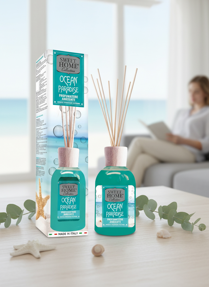 Sweet Home Ambient Fragrance 250ml Ocean Paradise | Long-Lasting Fresh & Marine Room Spray | Revitalizing Ocean Breeze Scent | Freshens Air Instantly | Ideal for Bedroom, Living Room & Office - Image 4