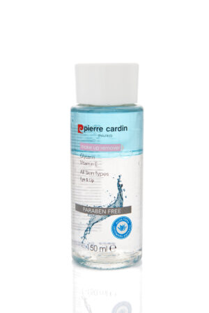 Pierre Cardin Paris Makeup Remover 150ml  Gentle Eye & Lip Cleanser with Glycerin & Vitamin E, Paraben-Free Hydrating Formula for All Skin Types  Removes Waterproof Makeup Instantly & Nourishes Skin