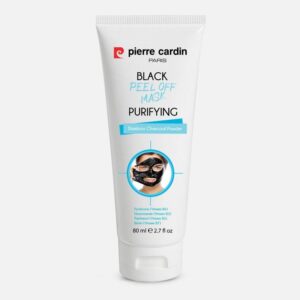 Pierre Cardin Paris Black Peel Off Mask with Bamboo Charcoal Powder  Deep Cleansing, Pore Purifying & Blackhead Removal Mask for Clear, Smooth, and Refreshed Skin  80ml
