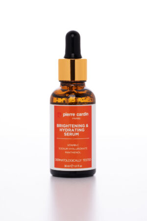 Pierre Cardin Paris Brightening & Hydrating Serum with Vitamin C, Sodium Hyaluronate & Panthenol  Deep Moisturizing, Skin Repair & Glow-Boosting Face Serum for All Skin Types  30ml