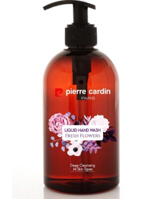 Pierre Cardin Paris Fresh Flowers Liquid Hand Wash 480ml  Deep Cleansing & Moisturizing Hand Wash with Floral Fragrance|Gentle on Hands,Softening Formula for All Skin Types| Refreshing Daily Use Soap