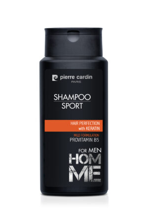 Pierre Cardin Sport Shampoo for Men with Keratin & Provitamin B5  Hair Perfection Formula, Mild & Refreshing Cleanse, 400ml