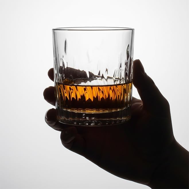 Cuisine Art Mojo Short Tumbler Glass Set of 6 310ML Premium, Thick Base Drinking Glasses Durable, Stackable, Lead-Free Glassware for Whiskey, Cocktails, Juice, Water, Bar & Restaurant - Image 6