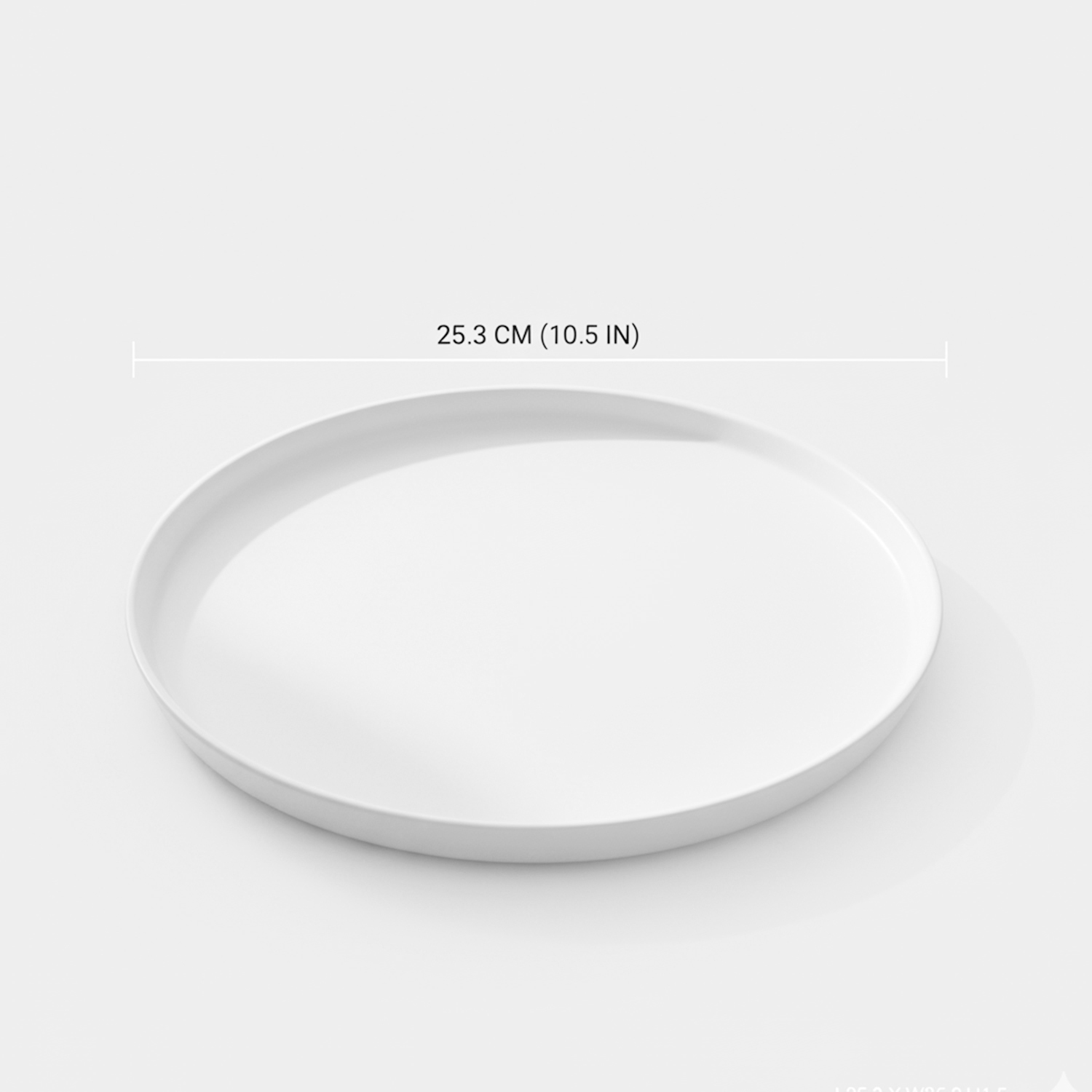Cuisine Art EFE 10.5-Inch Bone China Dinner Round Plate Premium White | Durable, Lightweight, Chip-Resistant Dining Plate for Home, Restaurants & Daily Use | Elegant Tableware for Meals & Serving - Image 3