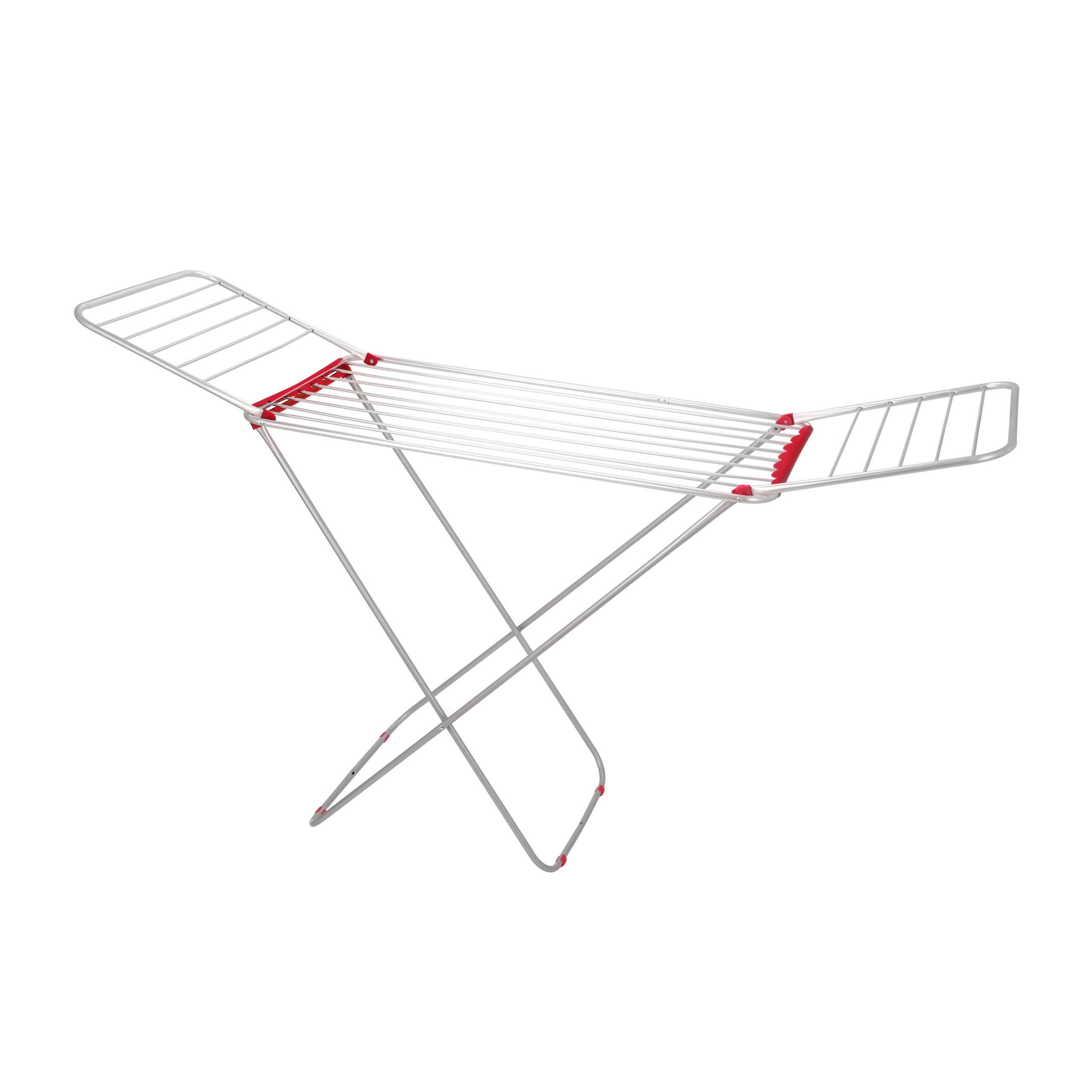 Cuisine Art 18M Aluminium Cloth Dryer with Iron Legs Blue/Red (Assorted)| Foldable Clothes Drying Stand | Size 175×55×110 cm for Home & Balcony - Image 2