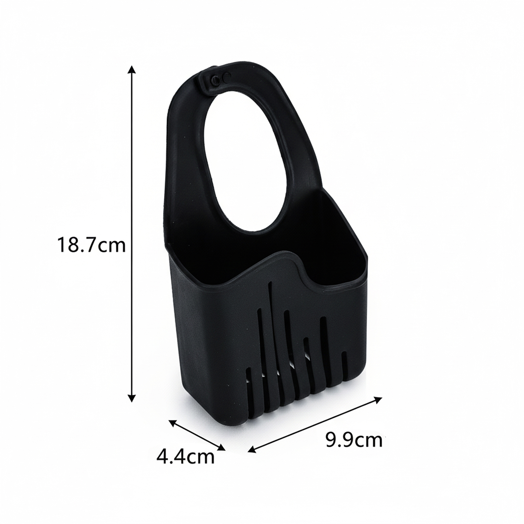 Herevin Polypropylene Sponge Holder Black/White (Assorted) | Kitchen Sink Sponge Organizer | Drainage Holder for Dishwashing & Cleaning Accessories - Image 5