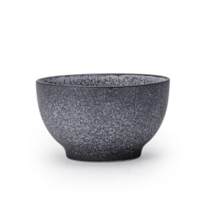 Cuisine Art Stoneware Bowl, 14 cm Dark Charcoal Grey | Durable Ceramic Bowl for Soup, Cereal, Desserts & Snacks | Microwave & Dishwasher Safe