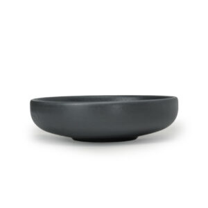 Cuisine Art Stoneware Serving Bowl, 9.2 cm Blackish Grey | Premium Durable Ceramic Mini Serving Bowl with Matte Finish for Dips, Sauces, Snacks & Condiments | Microwave & Dishwasher Safe