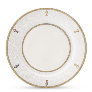 Shallow ZAYA New Bone China Dinner Plate 26.7 cm  Elegant White Plate for Main Courses, Premium Tableware for Daily Use, Brunch, Ramadan, Eid, Diwali & Gifting