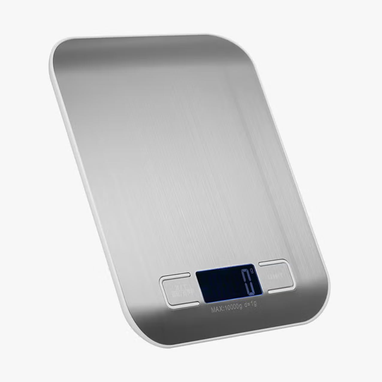 Cuisine Art Digital Kitchen Scale High-Precision Electric Food Scale Silver Stainless Steel Slim 1.7cm Design with Backlit LCD Display Multi-Unit Measurement for Baking & Cooking - Image 7
