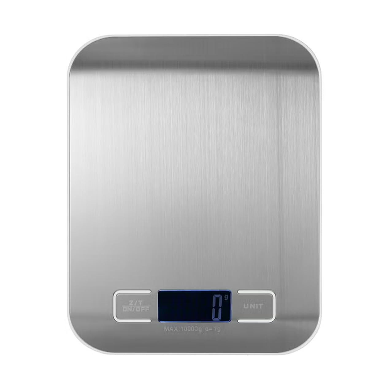 Cuisine Art Digital Kitchen Scale High-Precision Electric Food Scale Silver Stainless Steel Slim 1.7cm Design with Backlit LCD Display Multi-Unit Measurement for Baking & Cooking - Image 2