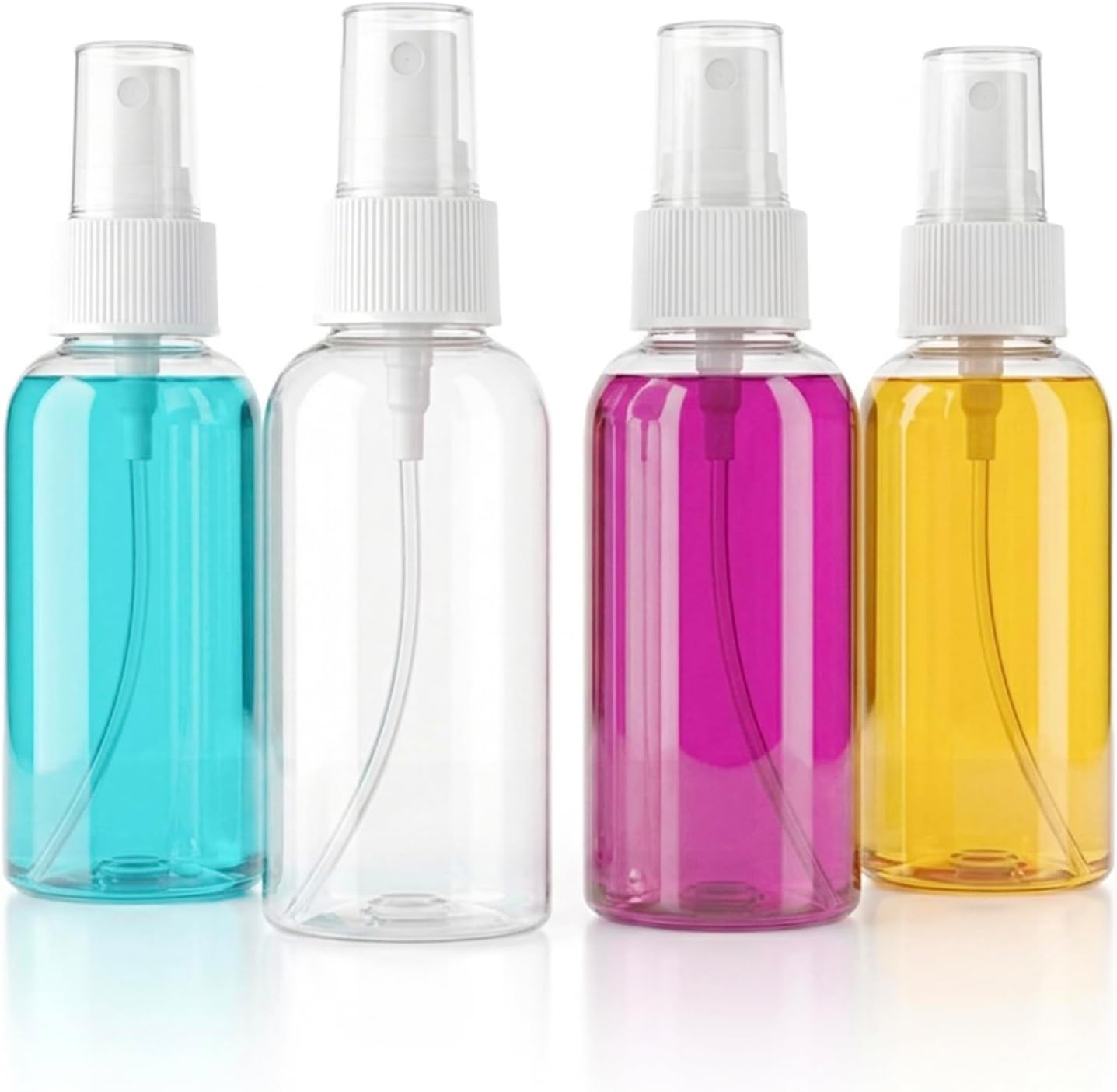 Cuisine Art Fine Mist Spray Bottles 4 Pack, 50ml/2oz Clear Refillable Travel Spray Bottles, Mini Empty Portable Sprayer Containers for Perfume, Water, Essential Oils, Toner, Makeup Transparent - Image 2