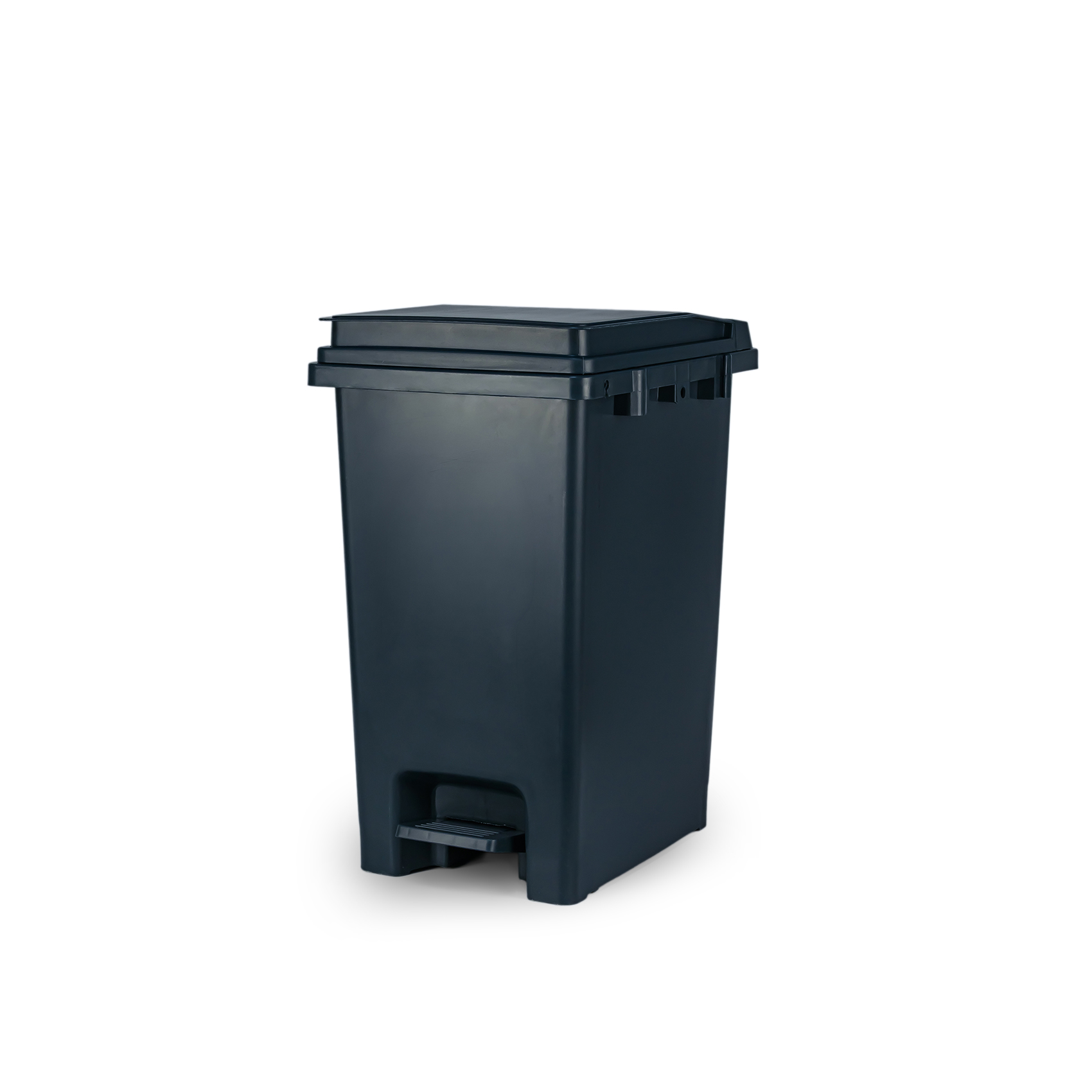 Geoplast Plastic Pedal Dustbin 15L with Lid, Foot Operated Trash Can, Durable Compact Waste Bin for Kitchen, Bathroom & Office, Hygienic Odor Control Garbage Bin